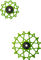 Garbaruk Schaltröllchen-Set 11 + 16 Zähne für Shimano 11-fach - green
