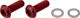 KCNC Tornillos de portabidones Torx - red/T25