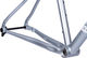 Blackheart Road Plus AL frame kit - lunar frost | 28" | 1 1/8" - 1,5" tapered | 51 mm | 0 mm | XXS
