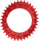 Garbaruk Thread Mount chainring for SRAM XX/XX SL PM 0 mm Oval - red/36/36 