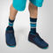 Endura Calcetines BaaBaa Merino a rayas - blueberry