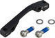 SRAM Disc Brake Adapter for 160 mm Rotors - black/front IS to PM