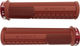 Peaty's Poignées de guidon Monarch Pro Grip Knurl Lock-On - brick red | 30 - 32 mm
