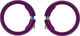 Peaty's Bagues de serrage Monarch Grips - violet