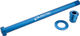 Burgtec 186 mm rear axle for Orbea - deep blue
