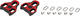 Exustar Pedales de clip E-PR200CKTi Titan Carbon - negro