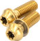 77designz Boulon de fixation de frein Ti M6x18 T25 - gold | 18 mm