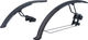 Topeak TetraFender G1 & G2 Front & Rear Mudguard Set - black
