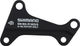 Shimano Adaptador de frenos de disco para discos de 180 mm - negro/RT IS sobre IS