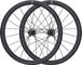 Mavic Cosmic Ultimate 45 Disc Center Lock 23 mm 28" Carbon Laufradsatz - schwarz/Shimano Road/100 mm/142 mm/28"