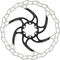 GALFER Fixed Disc Wave 2 mm MTB 6-bolt Brake Rotor - silver-black/203 mm
