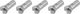 Sapim Leader J-Bend Speichen + Nippel - 5 Stück - silber/298 mm