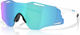 Oakley Cybr Zero Sportbrille - polished white | prizm sapphire