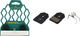 absoluteBLACK Plaquettes de Frein GRAPHENpads Disc pour SRAM/Avid - organique - aluminium/SR-006