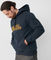 Fjällräven Logo Hoodie Pullover - dark navy | L