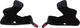 Troy Lee Designs Coussinets pour Joues 3D Cheekpads pour Casques D3 - black/M