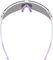 uvex pace stage S CV sports glasses - clear | mirror pink