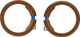 Peaty's Bagues de serrage Monarch Grips - bourbon
