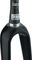 Columbus Futura Gabel Cross - black matt/1 1/8" - 1,5" tapered/28"/12 mm Steckachse/100 mm