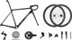 Factor Kit de Cadre O2 V.A.M. Disc avec Groupe Dura-Ace Di2 2x12 + Roues - chrome | 54 cm, 34-50