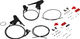 SRAM Set Freins à Disque hydrauliques av+arr Rival 1 FM Leviers DoubleTap® - black/Ensemble/gauche/droite (spécifique)