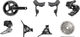 SRAM Rival eTap AXS HRD FM Powermeter Gruppe 2x12-fach 35-48 - black/SRAM XDR/10-36/SRAM XDR/Anlöt/172,5 mm/ohne