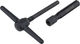 Unior Bike Tools Hub Genie 1758/4 for Disassembly of End Caps - black/12 / 15 mm
