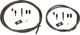 Goodridge Braided Brake Hose Kit for Magura Louise / Clara / Marta / Julie - carbon-look