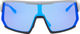 uvex sportstyle 235 sports glasses - rhino-deep space mat/mirror blue