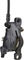 Shimano Frein à Disque CUES BR-U8000 avec Plaquettes en Résine J-Kit - noir/Roue avant/Gauche (spécifique au côté)
