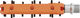 e*thirteen Base Flat Platform Pedals - naranja
