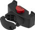 Rixen & Kaul Adaptador de manillar KLICKfix Caddy - negro-rojo