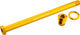 Burgtec Axe traversant arrière 180 mm x 12 mm, pas de filetage 1,00 mm - burgtec bullion gold/148 mm