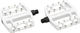 NC-17 Pedales de Plataforma Sudpin II S-Pro - blanco/96 mm/100 mm
