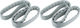 CushCore XC 29+ Tyre Insert Set - grey