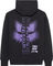 Fox Head Image Phantom Oversized Fleece Hoodie - black/S