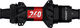 DT Swiss Buje RT 240 Straightpull Road Disc Center Lock - negro/SRAM XDR/28/SRAM XDR