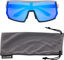 uvex sportstyle 235 sports glasses - rhino-deep space mat/mirror blue