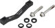 TRP Disc Brake Adapter for 220 mm Rotors - black/PM 8" to PM +17 mm