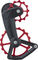 CeramicSpeed OSPW X Coated Schalträdchen-System für SRAM AXS XPLR - red/13 Zähne (Leitrolle), 19 Zähne (Spannrolle)