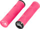 Lizard Skins Puños Strata Lock-On - neon pink/135 mm