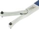 Llave de gancho - azul-plata/universal