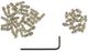 FlipPin Replacement Pins for Vault Platform Pedals - silver/universal
