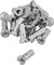 Sapim D-Light J-Bend Speichen + Nippel - 20 Stück - silber/292 mm
