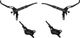 Trickstuff Maxima Black Front+Rear Set Disc Brake with Steelflex Hose - black/Set/left/right (side-specific)