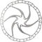 ASHIMA AiRoToR ARO-08 6-Bolt Brake Rotor - silver/203 mm