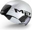 MET Codatronca Zeitfahrhelm - white silver matt glossy | 56 - 58 cm