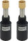 CONTEC Adaptador de válvulas para montaje Tubeless FastAir TL Road - 2 piezas - negro