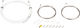 Jagwire Set de Câble de Vitesses 2X Sport - blanc