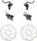 Magura MT Trail Sport Scheibenbremse Set + 6-Loch Bremsscheiben 180mm - universal | Set | Flip-Flop (seitenunspezifisch)